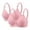 Pink Bra for Women, variant on AINIYS 2PC Breathable Everyday Bras Wireless Lift and Support Push-Up Bra Secure Fit Bra for Women Bralette Soft Cup Bra Plus Size Lace Cleavage Bra Gray XXL