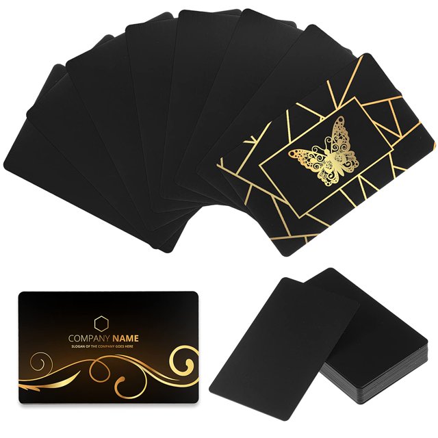 Tarjetas de presentación de metal Tenare de aluminio anodizado de 0,8 mm de grosor