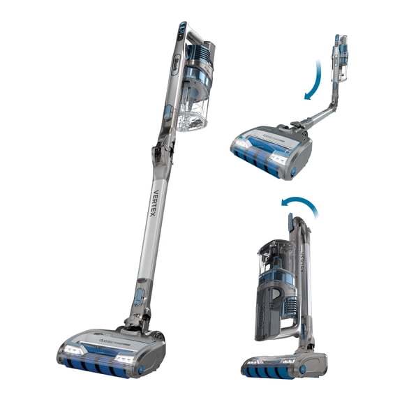 Shark Vertex Cordless Stick Vacuum With DuoClean PowerFins®, MultiFLEX, Crevice Tool & Pet Multi-Tool, 60min Runtime, Blue, IZ464H