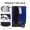 thumbnail image 3 of 1 Ensemble de Roues de Valise Flexibles Roulettes Pivotantes de Remplacement pour Valises, 3 of 8