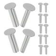thumbnail image 4 of SHISUYAN 7 Pairs Heavy Duty Knife Handle Rivets for DIY Cutlery Making Stainless Steel Cutter Handle Fasteners for Kitchen Chef Knives 1.5cm, 4 of 9