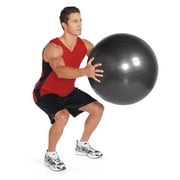 Everlast EX2461BK Inflatable Yoga Balance Exercise Ball with Pump, 24 Inch