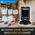 thumbnail image 2 of Adesso NuScan 2800U Omnidirectional 2D Desktop Barcode Scanner USB, 2 of 5