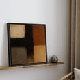 thumbnail image 2 of Framed Canvas Print Abstract Wall Art Contemporary Decorative for Living Room Bedroom - 24"x24" BLACK, 2 of 8