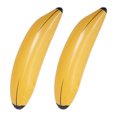 thumbnail image 3 of CIMAXIC Party 2Pcs Party Banana Decorations Banana Inflatable Playthings Banana Pool Party Favors Inflatable Banana Prop Fruit Decoration,26.77"X7.87"X0.06", 3 of 5