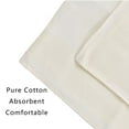 thumbnail image 5 of 4Pcs Men's Pocket Squares Handkerchiefs Solid Color Cotton for Wedding Party 16 x 16 inch Yellow, 5 of 6