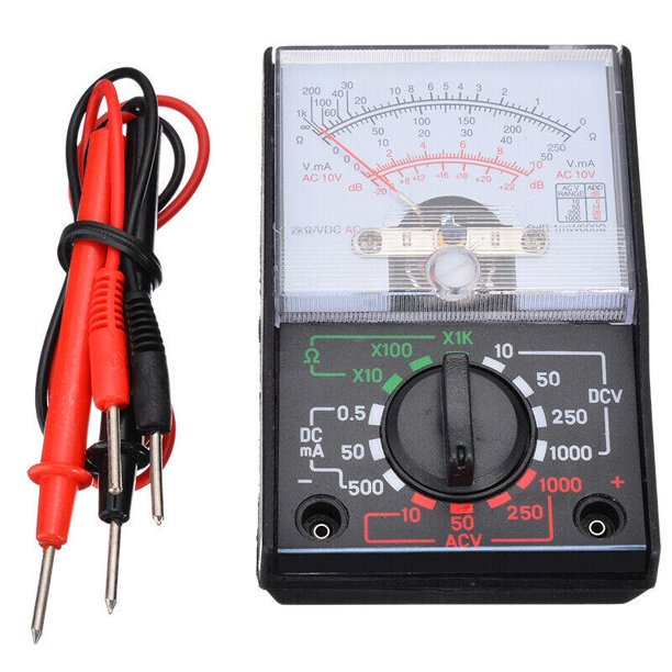 JIAYAN Analogue Multimeter AC DC Volts Ohm. Electrical Circuit Multi