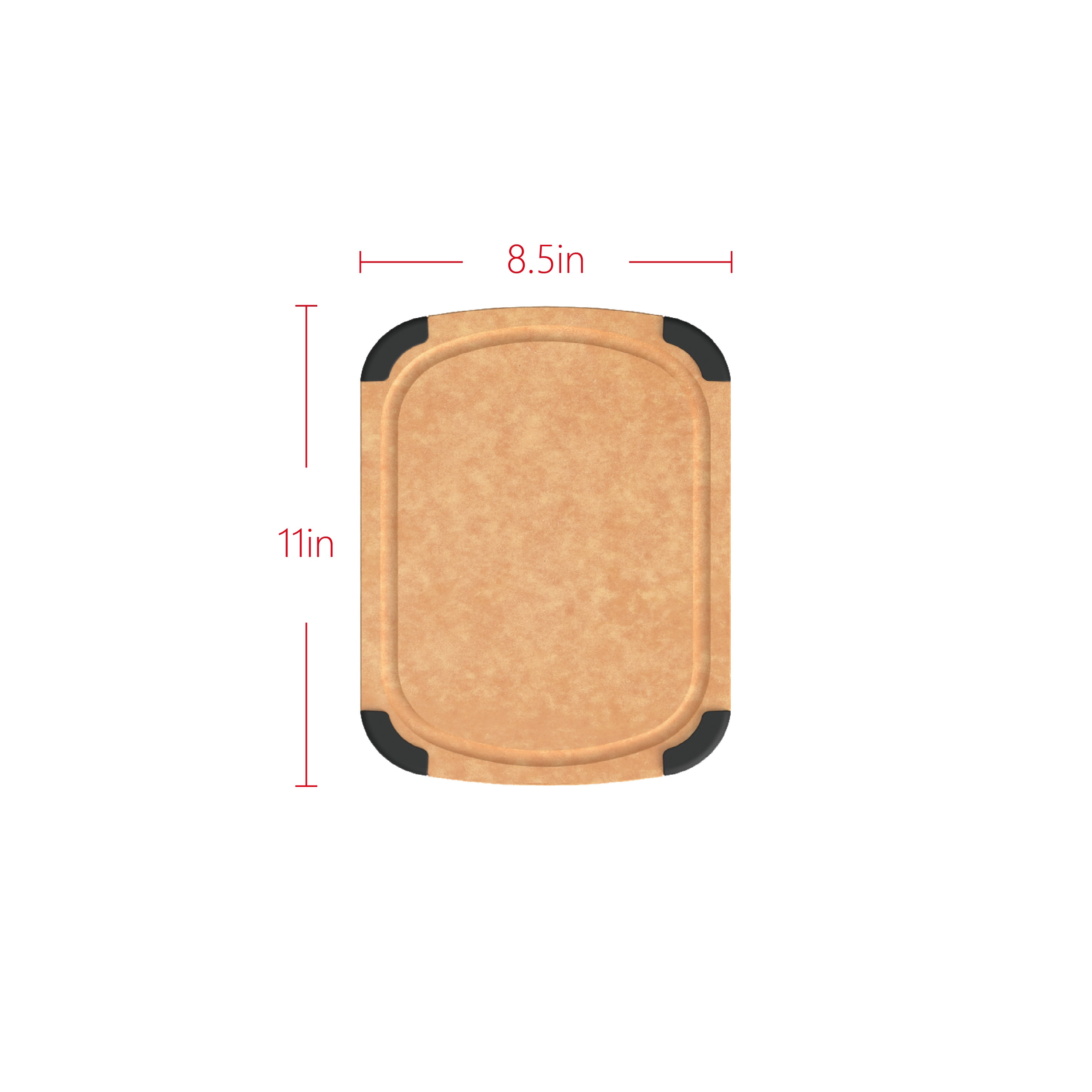 Mainstays Paper Fiber Cutting Board, 8.5 in x 11 in