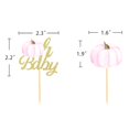 thumbnail image 2 of Set de 24 toppers para cupcakes de calabaza para baby shower Aukolass, 2 of 5
