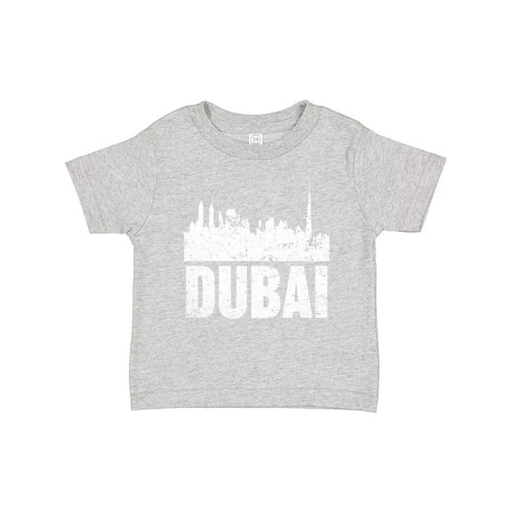 Inktastic Dubai City Skyline with Grunge Boys or Girls Baby T-Shirt