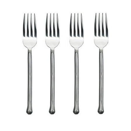 Gourmet Settings Exotique Platinum 18/10 Stainless Dinner Fork (Set of Four)