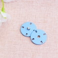 thumbnail image 2 of 10pcs Alloy Button Metal Hands Sew Buttons Coat Buckle Flat Buttons for Clothes (Sky-blue), 2 of 6