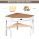 thumbnail image 5 of Escritorio Angular Costway Mesa para Estudiar Madera Pino Natural 105 x 71 x 76 cm, 5 of 8