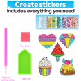 thumbnail image 1 of Kit de pintura de diamantes con gemas grandes para niños, crea 12 pegatinas, manualidades artesanales para niñas y niños, pintura mágica de diamantes 5D por números, juguetes de regalo Tan Jianjun  unisex, 1 of 2