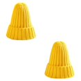 thumbnail image 3 of Jumpingount Sombrero unisex Mezclas de algodón Sólido Cálido HIP HOP Sombreros de punto Hombres Invierno Type7 NO7, 3 of 6