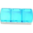 thumbnail image 1 of PEACNNG Portable 3-compartment Medicine Box Pill Organizer 3 Times A Day Small Plastic Storage Containers Travel, 1 of 6