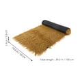 thumbnail image 3 of FRCOLOR Brown Artificial Straw Roof Decoration for Garden Patio and Restaurant Landscape, 3 of 6