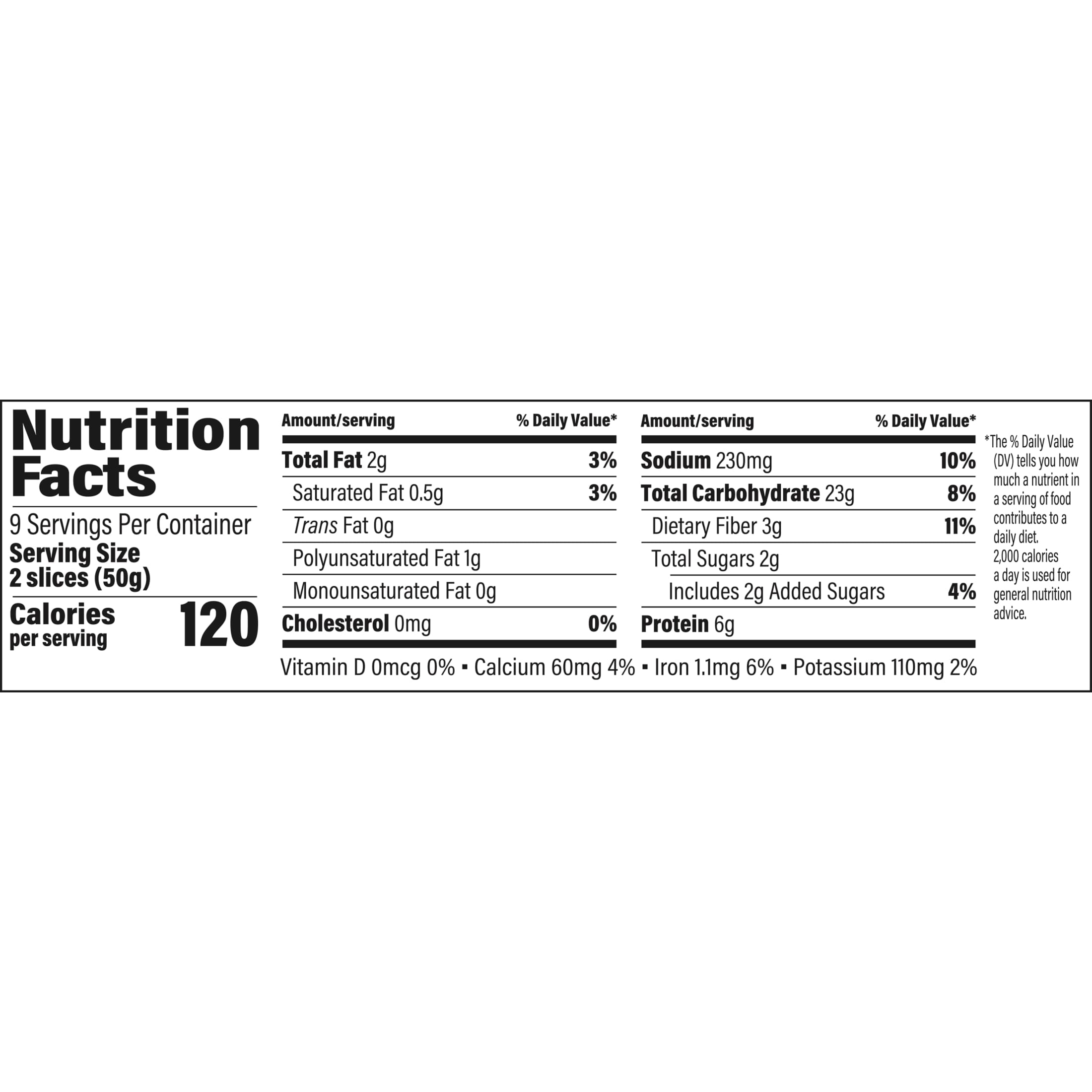 Nature's Harvest 100% Whole Wheat Bread, 16 oz, Wheat Bread, Bag