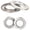 32, variant on Curtain Grommet Rings Stainless Steel 20 Count For Curtain Rods And DIY Projects