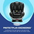 thumbnail image 7 of Graco Extend2Fit Convertible Car Seat, Gotham, Black, 7 of 7