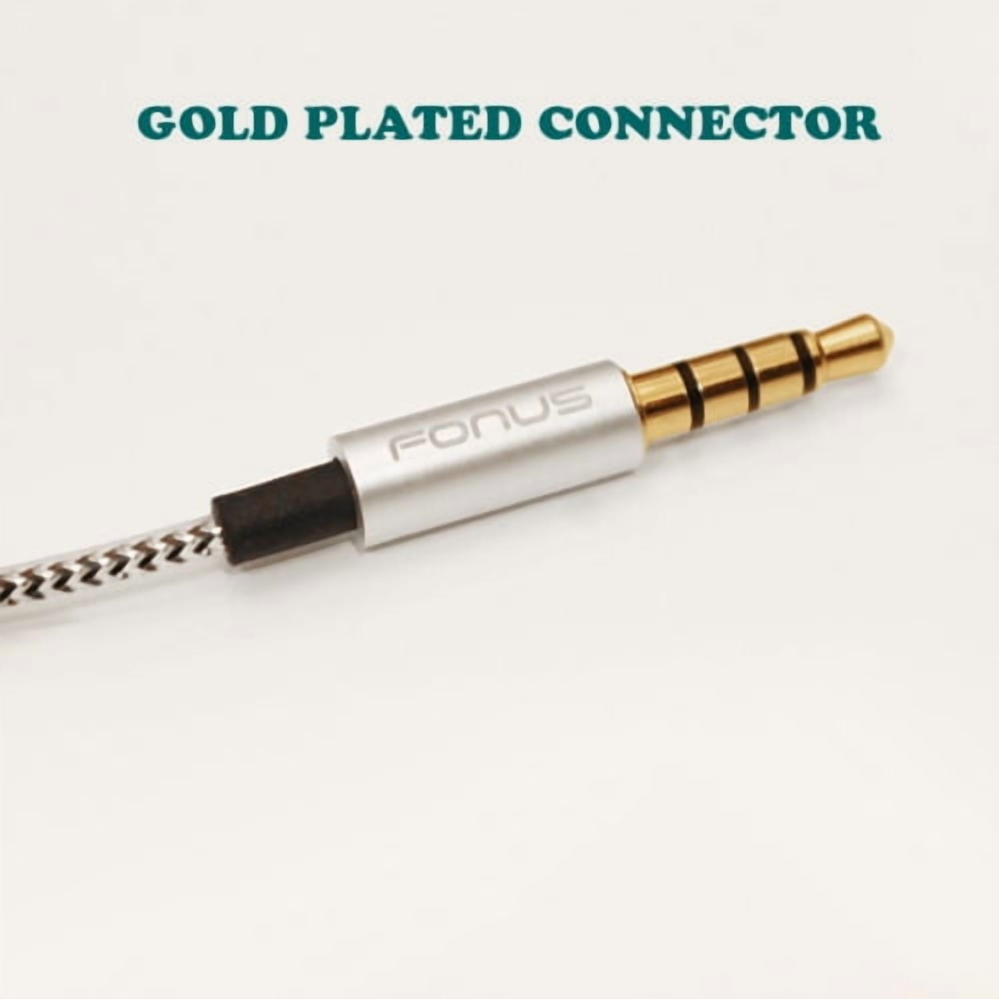 Wired Earphones for Motorola Moto Tab G62/Tab G70 - Hi-Fi Sound Headphones Handsfree Mic Headset Metal Earbuds In-ear Earpieces Microphone