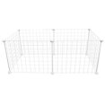 thumbnail image 1 of CRAFTHROU 1Set White Iron Wire Cat Cage Breathable DIY Pet Crate with Large Space and Simple Installation, 1 of 8