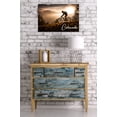 thumbnail image 3 of Colorado, Mountain Biker at Sunset (16x24 Giclee Gallery Art Print, Vivid Textured Wall Decor), 3 of 3