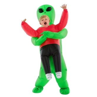 Light Up Alien Pick Me Up Inflatable Halloween Costume for Kids