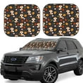 thumbnail image 2 of Daiia Autumn Fox 2PCS Car Windshield Sun Shade, Foldable Sun Shield for Car Front Window, Auto Sun Blocker Visor Protector Universal for Truck SUV Pickup-Large, 2 of 7