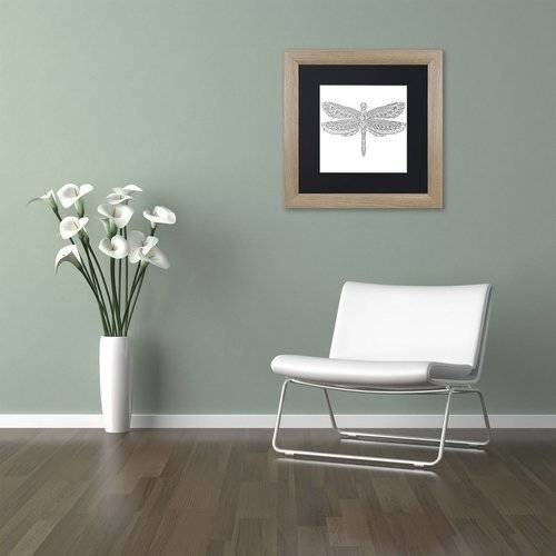 Trademark Fine Art "Spirit Animals 4" Canvas Art by Filippo Cardu, Black Matte, Birch Frame
