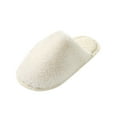 thumbnail image 4 of CHUMUD Women's Fuzzy Slip-on Slippers Warm Cozy Soft Bedroom Silent Slippers Lightweight Memory Foam Indoor House Shoes, 4 of 5