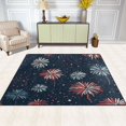 thumbnail image 2 of Yayeee Area Rugs for Living Room 6.7'x4.8' Non Slip Washable Bedroom Floor Carpet, Starry Fireworks Pattern, 2 of 5