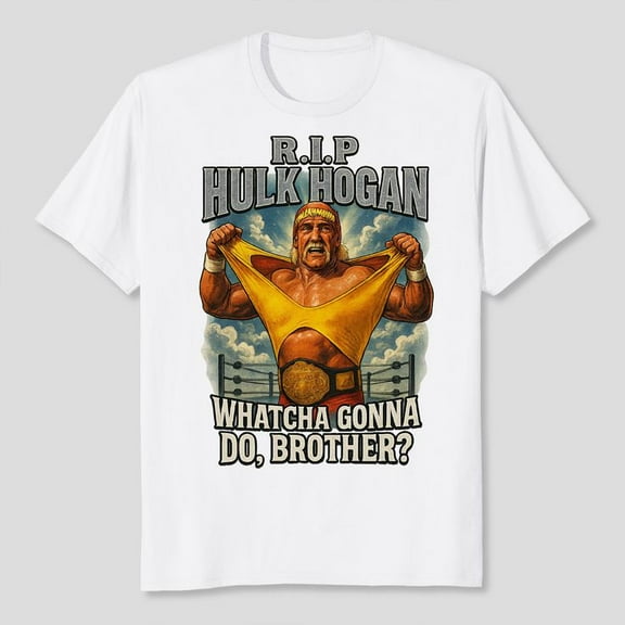Unisex RIP Hulk Hogan - Legend Never Dies 1953-2025 T-Shirt, Sizes S-5XL, Tbun
