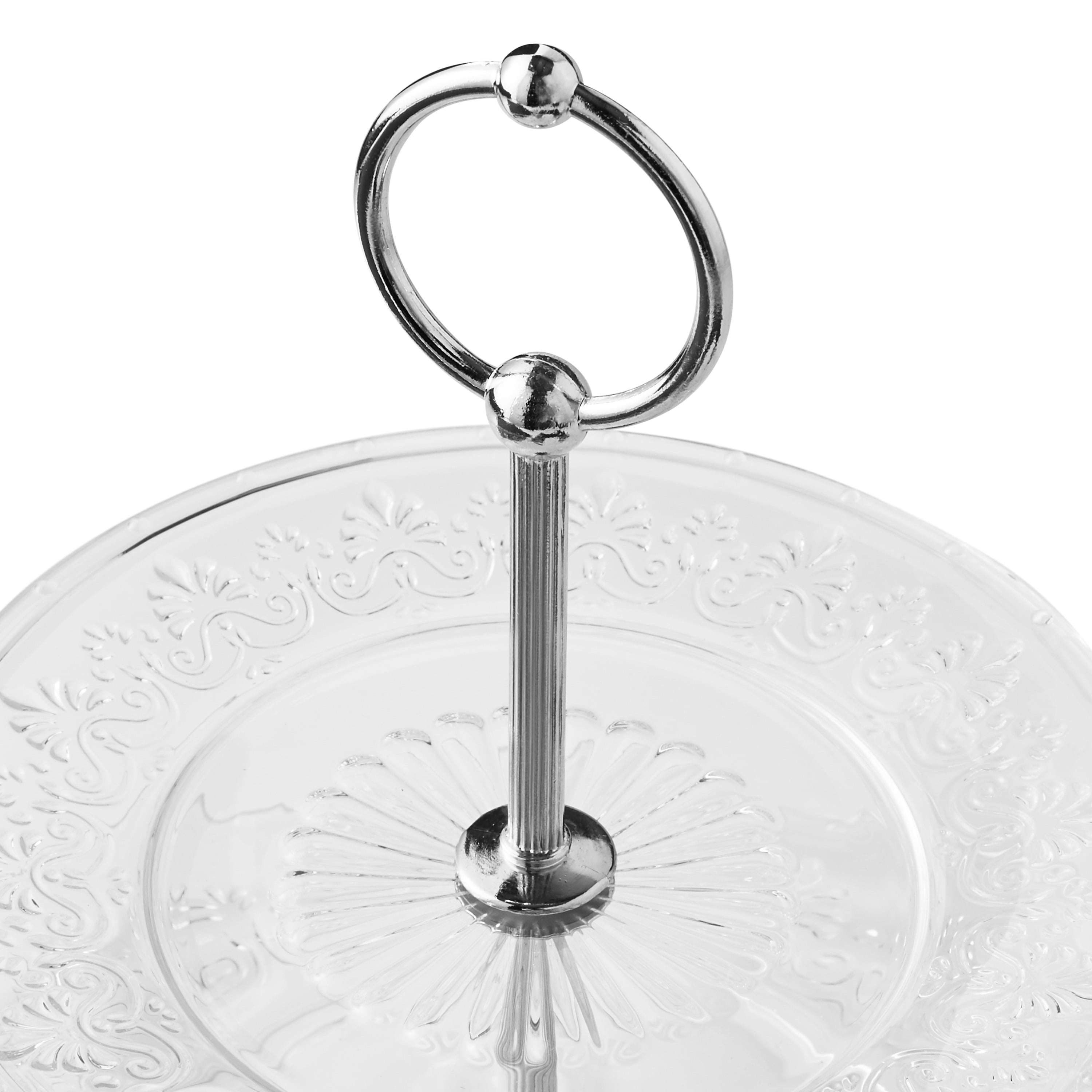 The Pioneer Woman Two-Tiered Glass Server, Clear
