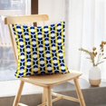 thumbnail image 5 of LALILO Throw Pillow Covers Ikat Classic Damask Ethnic Geometric Cushion Cover 18" x 18", 2 Pack, 5 of 6