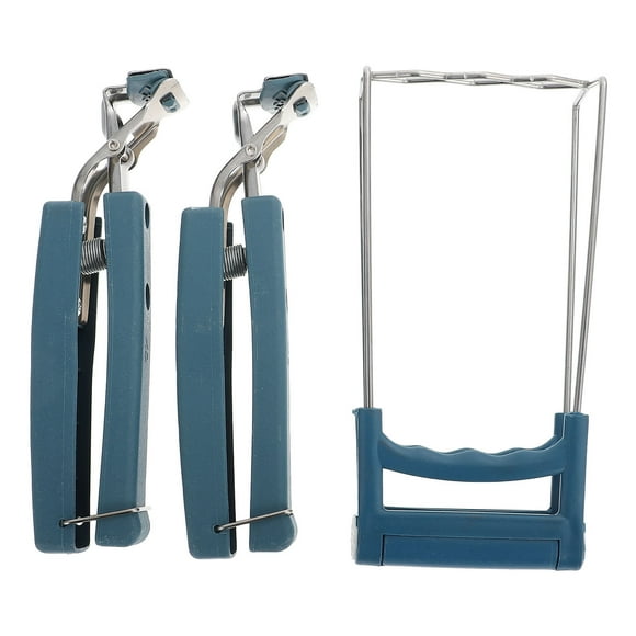 3 pinzas para cuencos, pinzas para platos de cocina, pinzas para platos calientes, pinzas anti-calientes para cuencos.