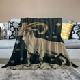 thumbnail image 2 of Orinice Goat Banner Surrealism Warm Lightweight Blanket Soft Fleece Blankets All Seasons Decor Gifts 50x60in, 2 of 6