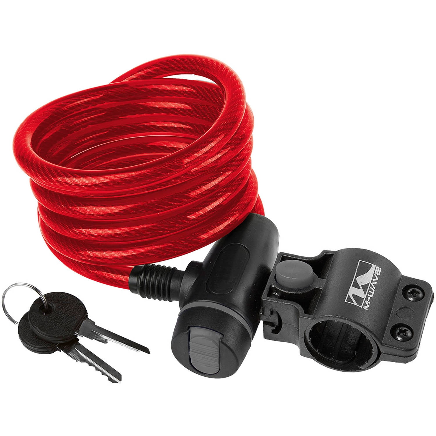 Ventura S 10.18 Spiral Cable Lock, Red