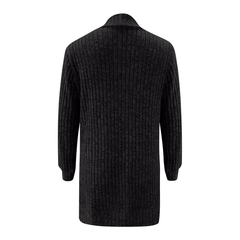 JGGSPWM Women's Classic Pocket Cardigan, Long Sleeve Ribbed JGGSPWM Women's Classic Pocket Cardigan, Long Sleeve Ribbed