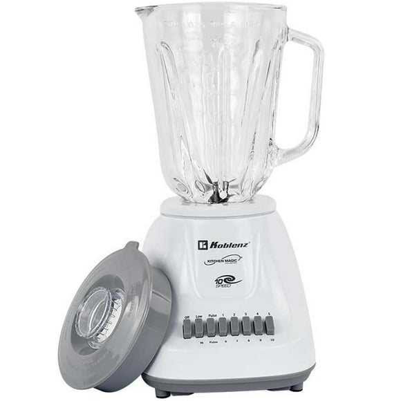 Licuadora KOBLENZ LKM-5910 VB 10 Velocidades Vidrio 1L Blanco/Gris