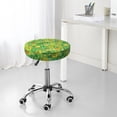 thumbnail image 7 of Wukai St. Patrick's day Bar Chair Covers,Barstool Covers Round, Stretch Round Bar Stool Covers,Washable Stool Cushion Slipcovers for 11-14 inch-14 inch, 7 of 7