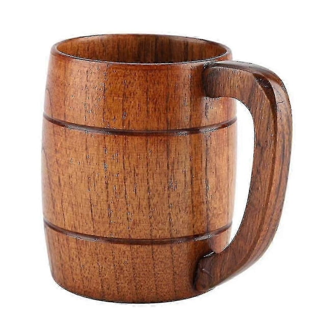 Wooden Beer Mug Oak Craftsmanship Handmade - Hard-wearing, Robust