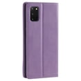thumbnail image 5 of Compatible With Samsung Galaxy S20 Wallet Case Magnetic Closure Credit Card Pocket[Hidden Kickstand] Shockproof Dustproof Rfid Blocking PU Leather Luxury Phone Cover, Purple, 5 of 11