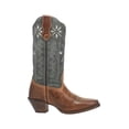 thumbnail image 2 of Laredo Western Boots Womens 12" Denim Underlays 10 M Cognac 52320, 2 of 6