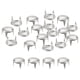 thumbnail image 1 of Uxcell 80Pack Remaches redondos en cúpula plateados, 10mm picos de latón para ropa de bricolaje, cinturones, bolsas, zapatos, artesanía en cuero, 1 of 7