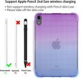 thumbnail image 5 of Allytech Case for iPad 10.9 inch 2022(10th Gen), Gradient Color Soft TPU Slim & Light Weight Protective Silicon Back Cover for iPad 10th Gen 2022(A2696 A2757 A2777), Purple + Blue, 5 of 7