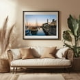 thumbnail image 3 of Docked in Santa Barbara - Santa Barbara California Photography Harbor Boat Coastal Sunset Ocean Scenic Black Framed Wall Art Print 12 x 16 inches, 3 of 4