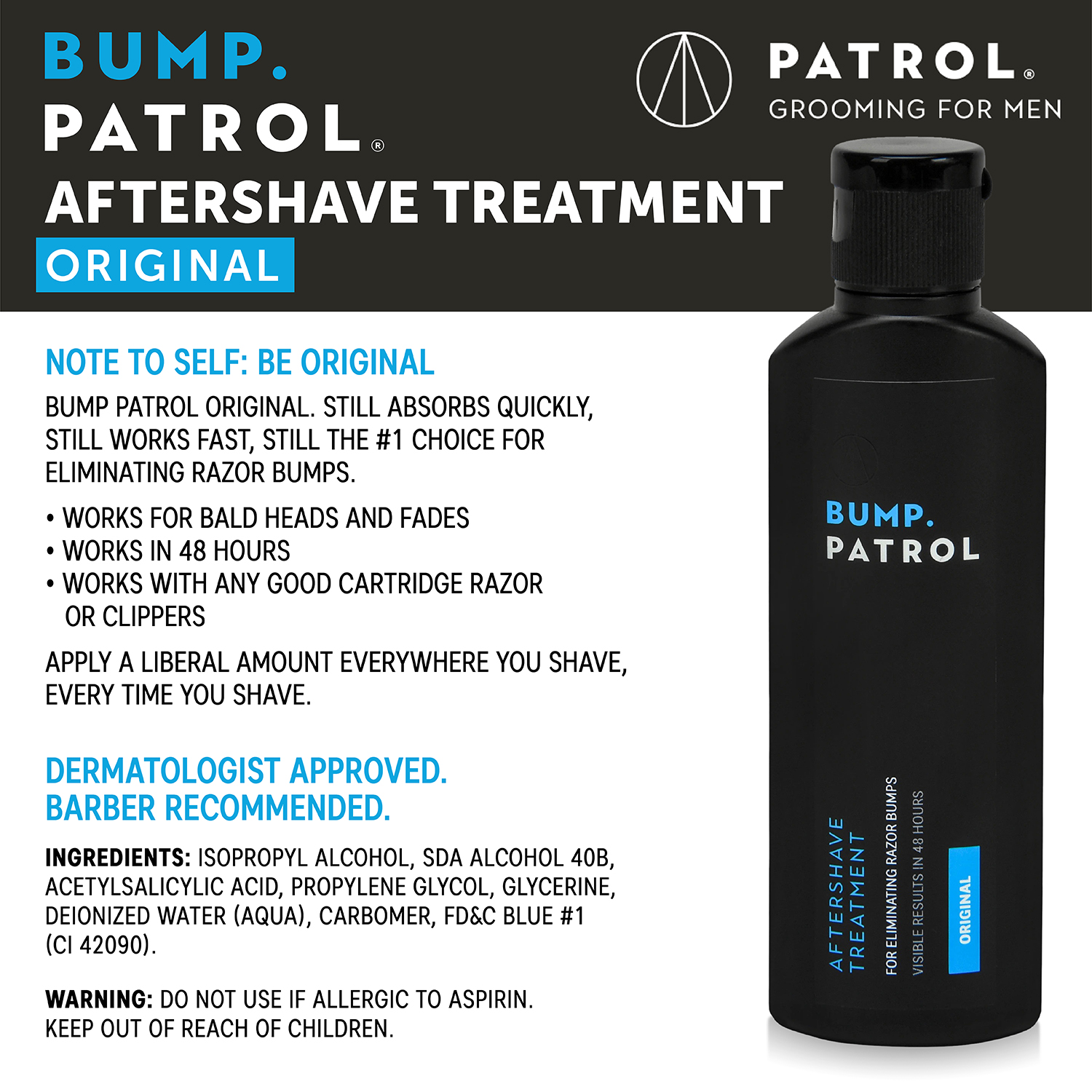 Bump Patrol Original Aftershave for Razor Bumps and Ingrown Hair - image 2 of 7