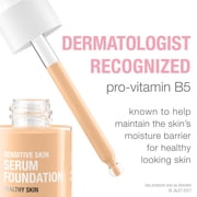 Neutrogena Sensitive Skin Serum Foundation, Light/Medium 02, 1 oz