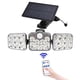 thumbnail image 2 of Solar Light Outdoor 300LM 138 LED Solar Motion Sensor Lights 3 Heads Led Flood Light Ip65 Waterproof, 2 of 5